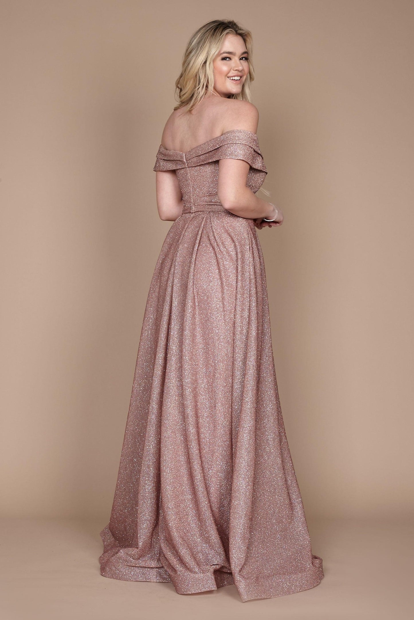 Vestido de Fiesta F-45 Viviana- Rosado