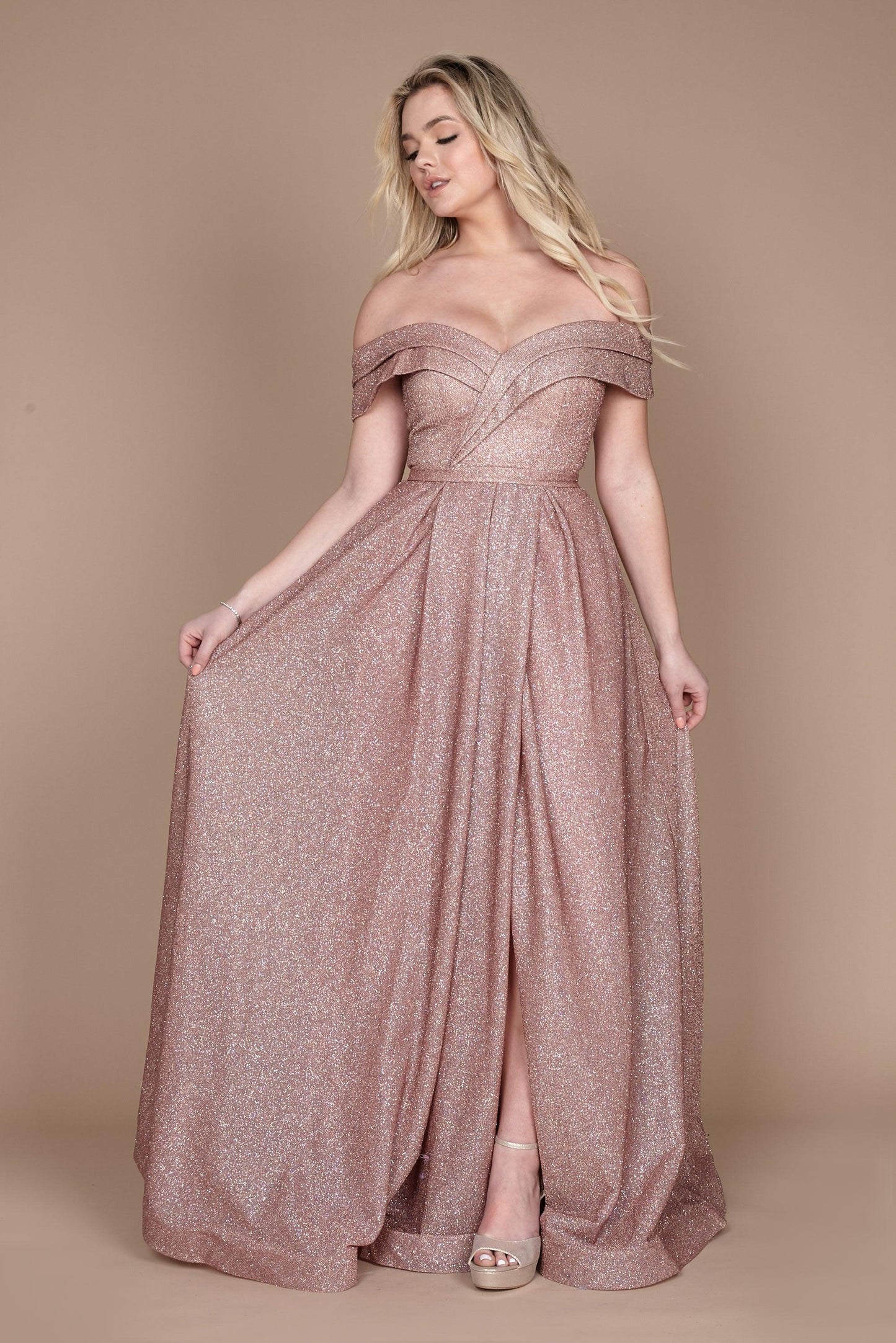 Vestido de Fiesta F-45 Viviana- Rosado