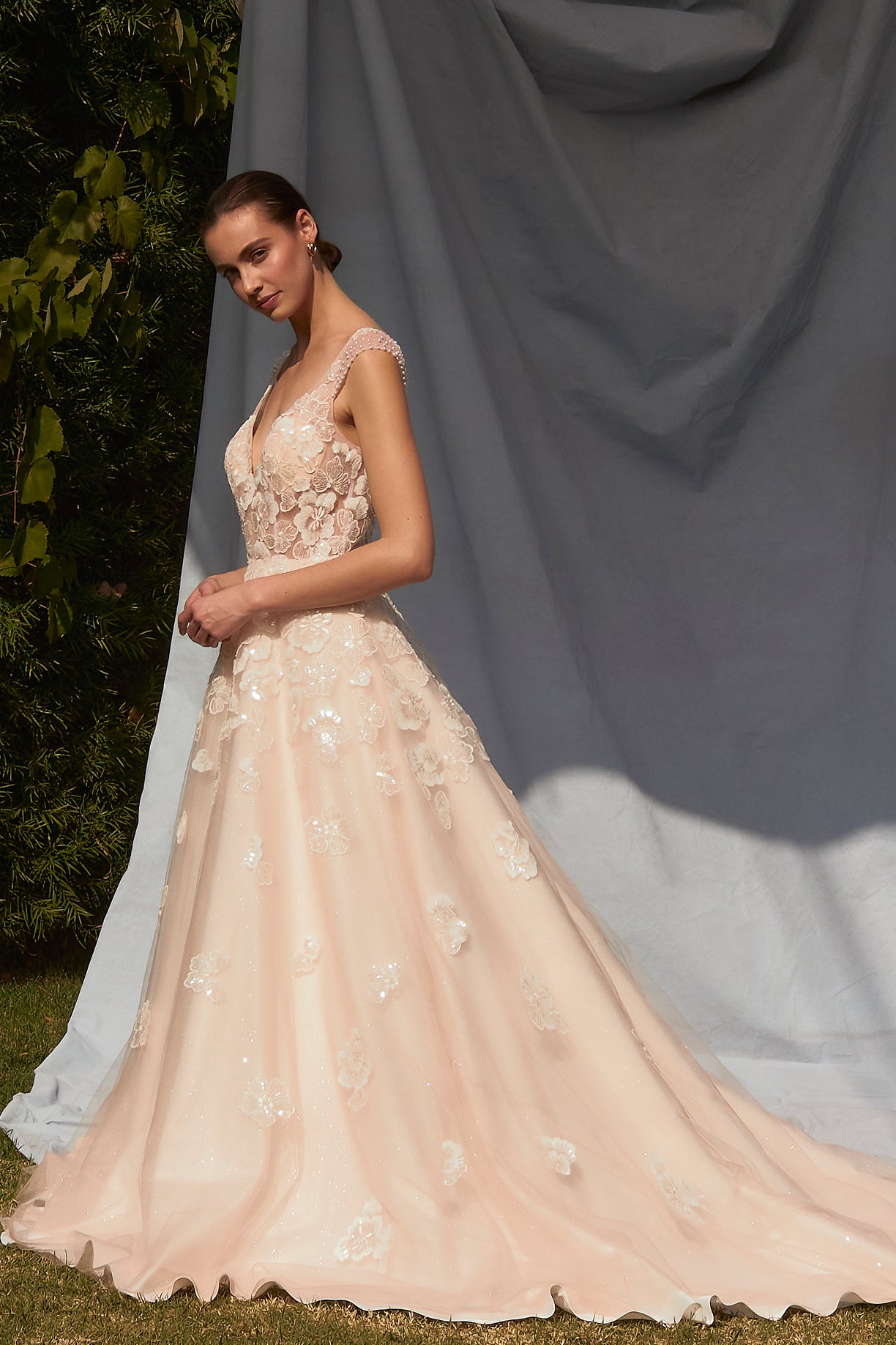 Vestido de Novia MN-739 Rosa