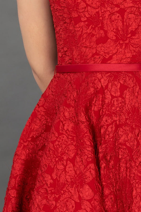 Vestido de Fiesta F-124 Red