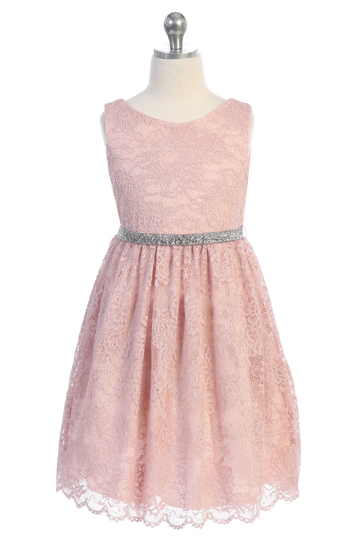 Vestido de Niña -03 Ruffle Rose