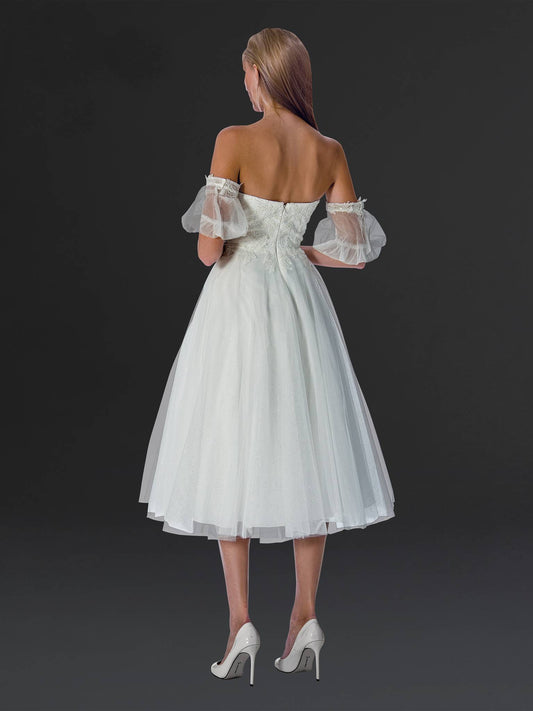 Vestido de Novia Corto| Miaminovias| Viviana