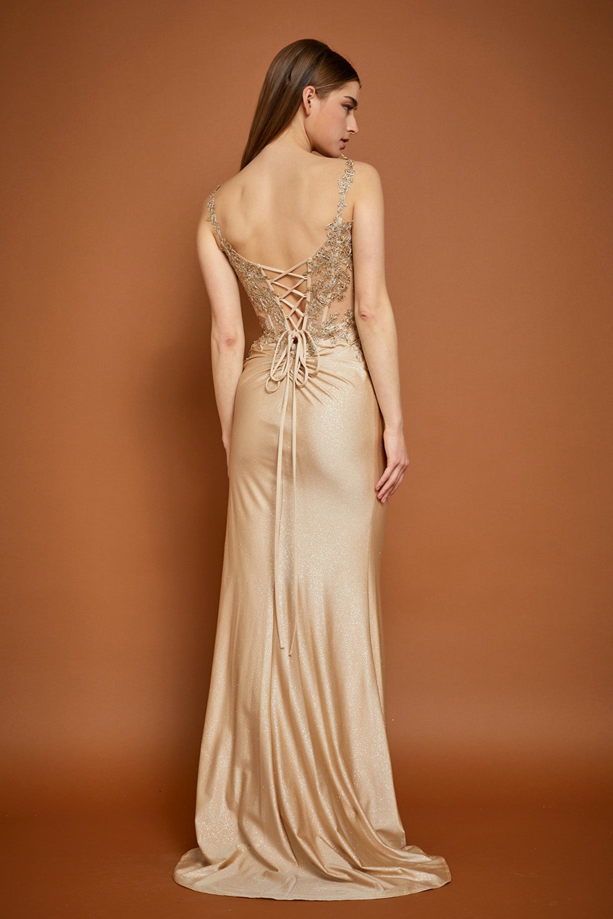 Vestido de fiesta| Miaminovias| Gold