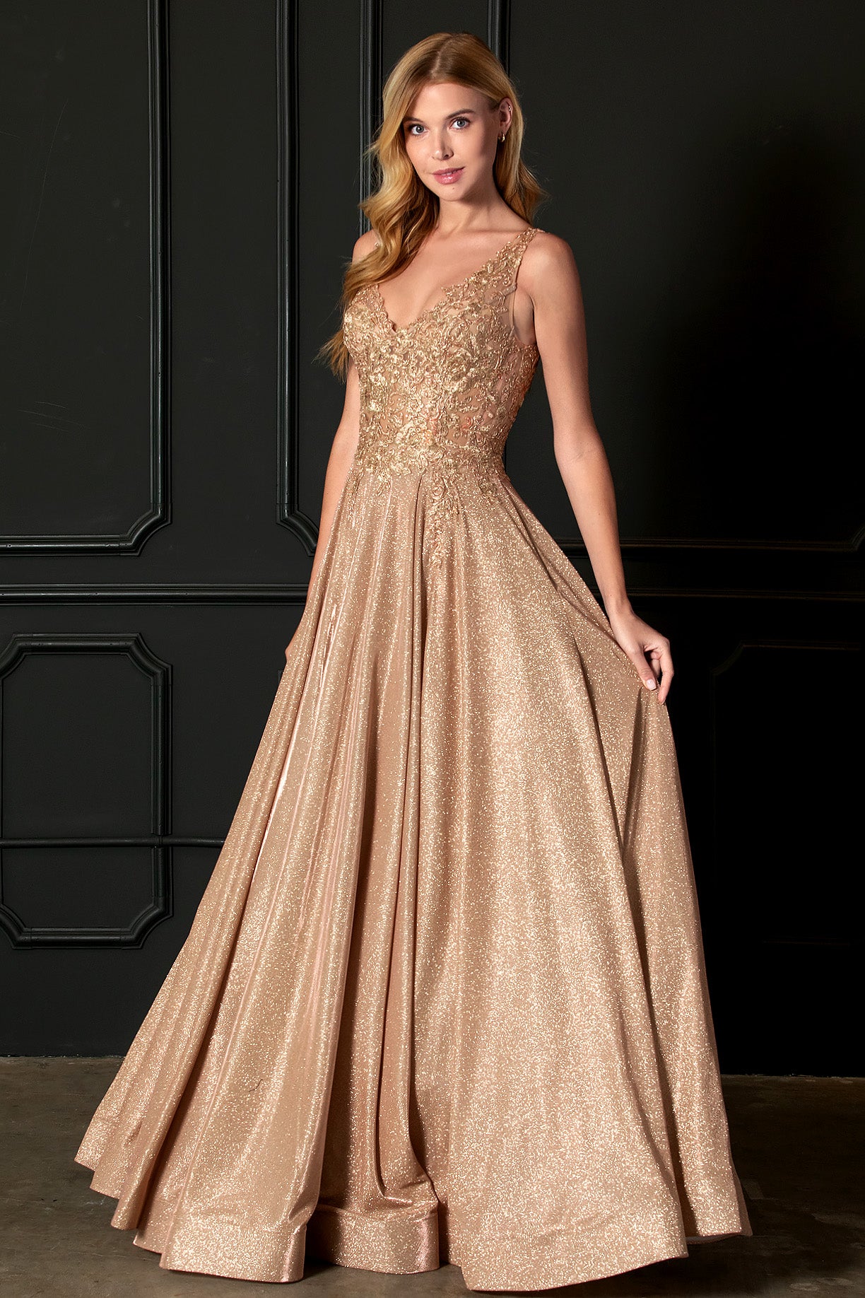 Vestido de fiesta| Miaminovias| Gold rose