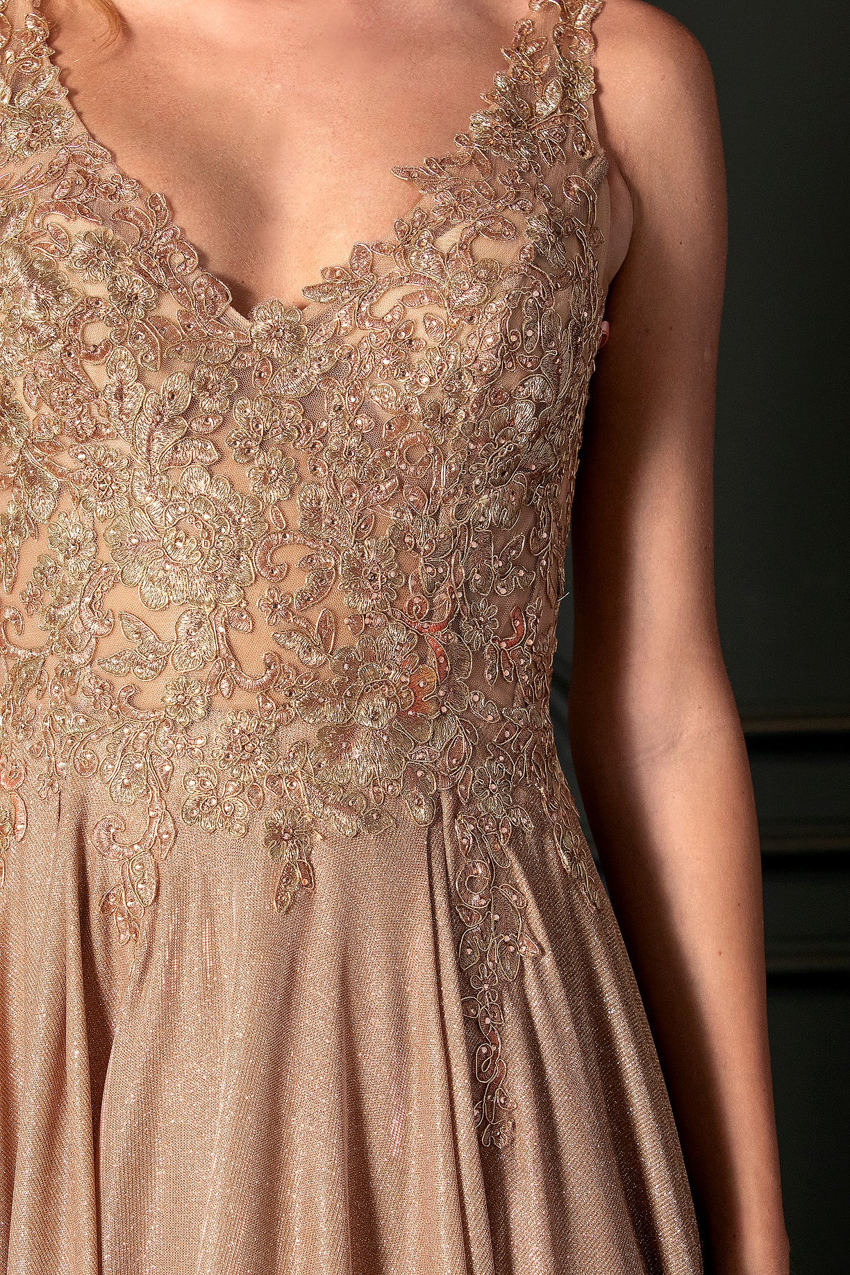 Vestido de fiesta| Miaminovias| Gold rose