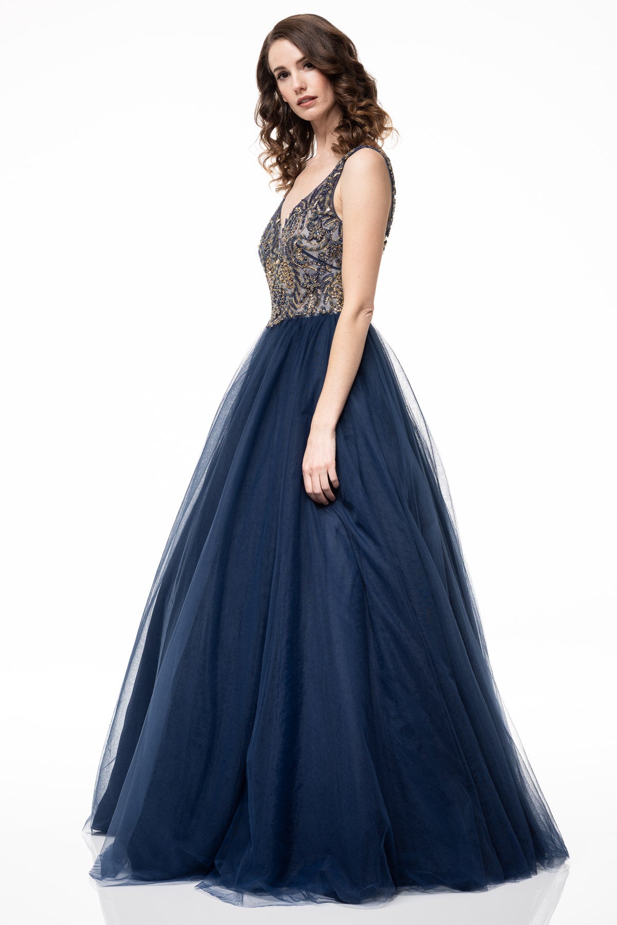 Vestido de Fiesta| Miaminovias| Navy Shine