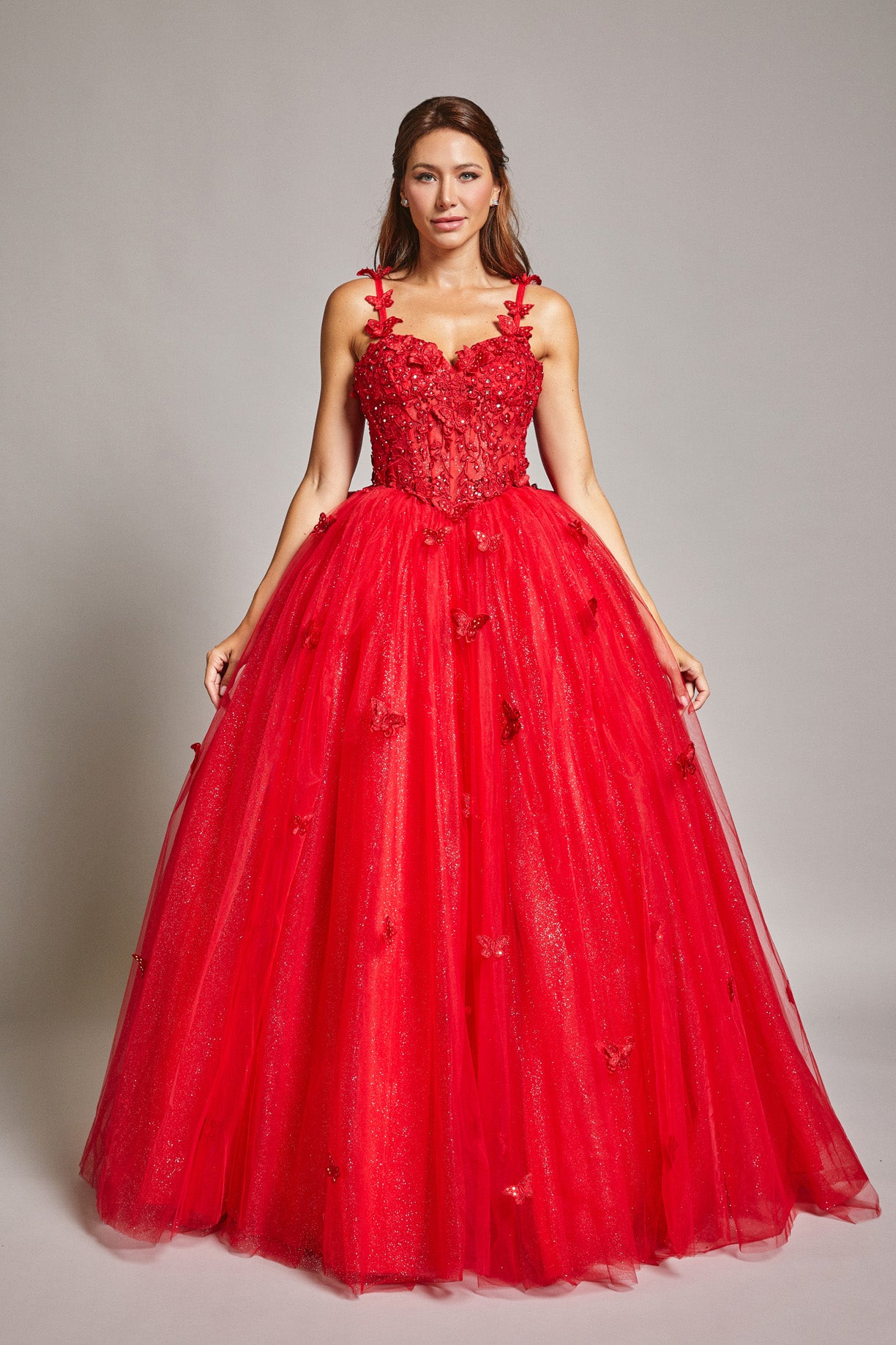 Vestido de fiesta| Miaminovias| Rojizo