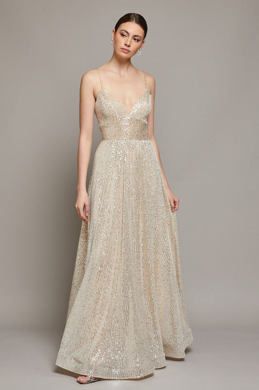 Vestido de Fiesta| miaminovias| Goldena