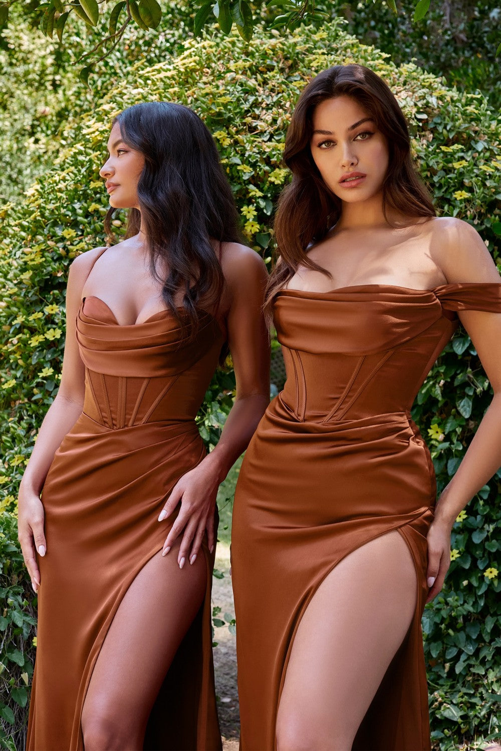 Vestido de Fiesta F-32 Satin