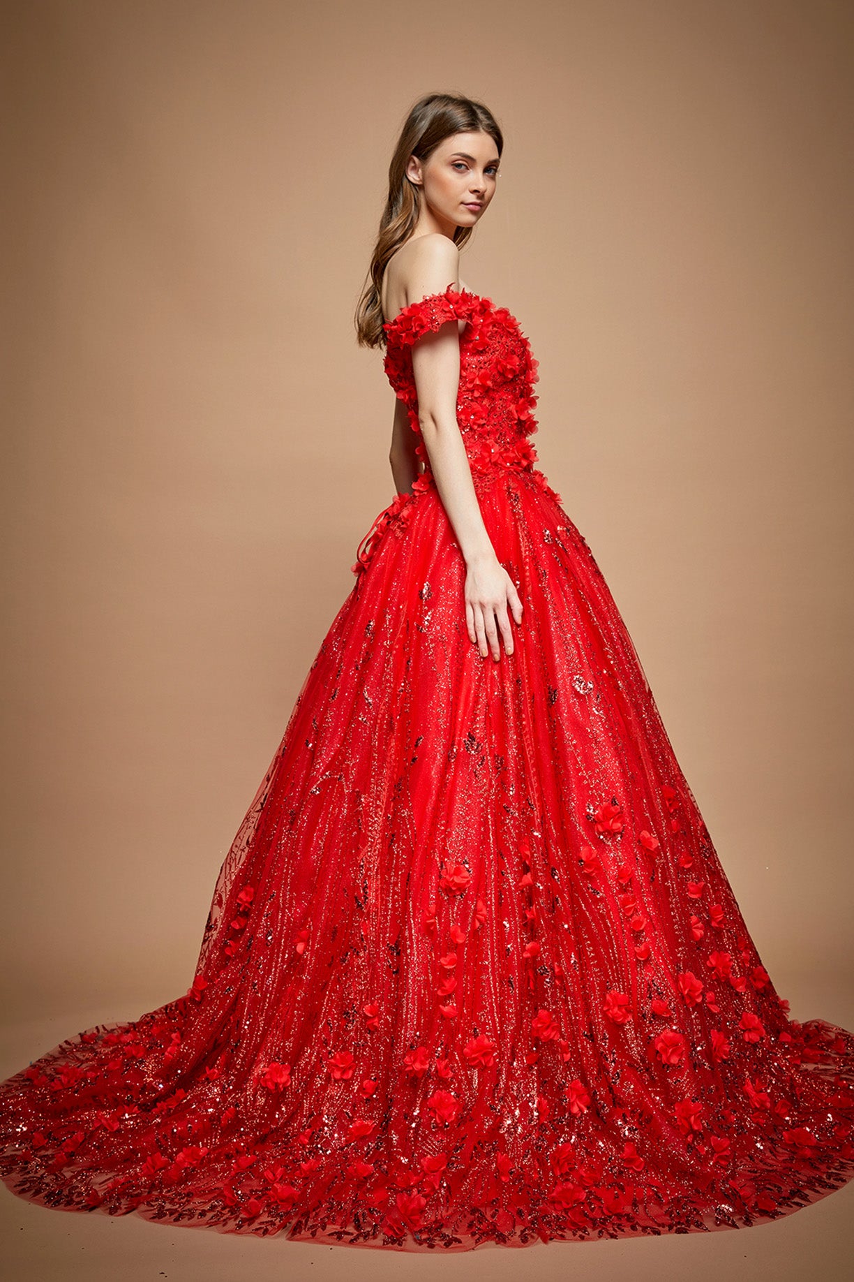 Vestido de fiesta F-166 Morelia